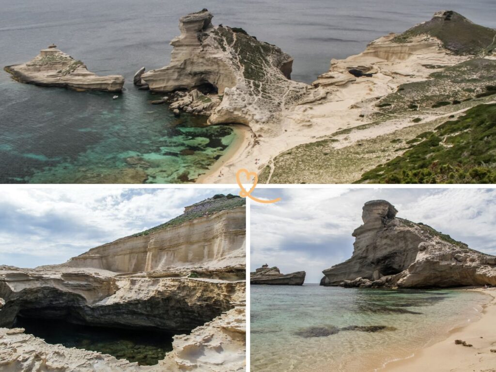 Playa de Saint Antoine Córcega Cueva de la Orca