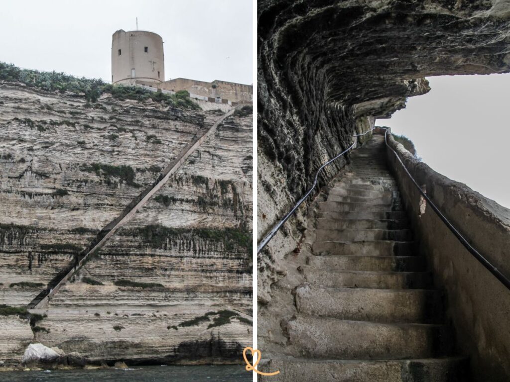 Bonifacio Treppe - escalier du Roy d'Aragon