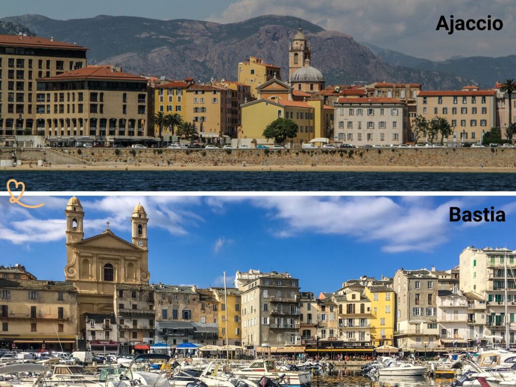 Ajaccio or Bastia Corsica