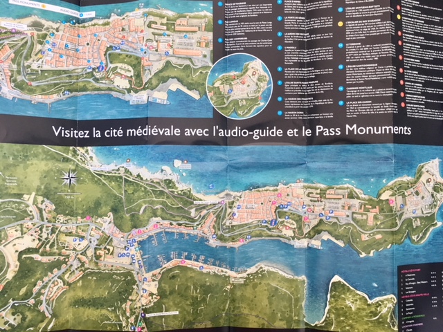 bezoek Bonifacio stad kaart toerisme