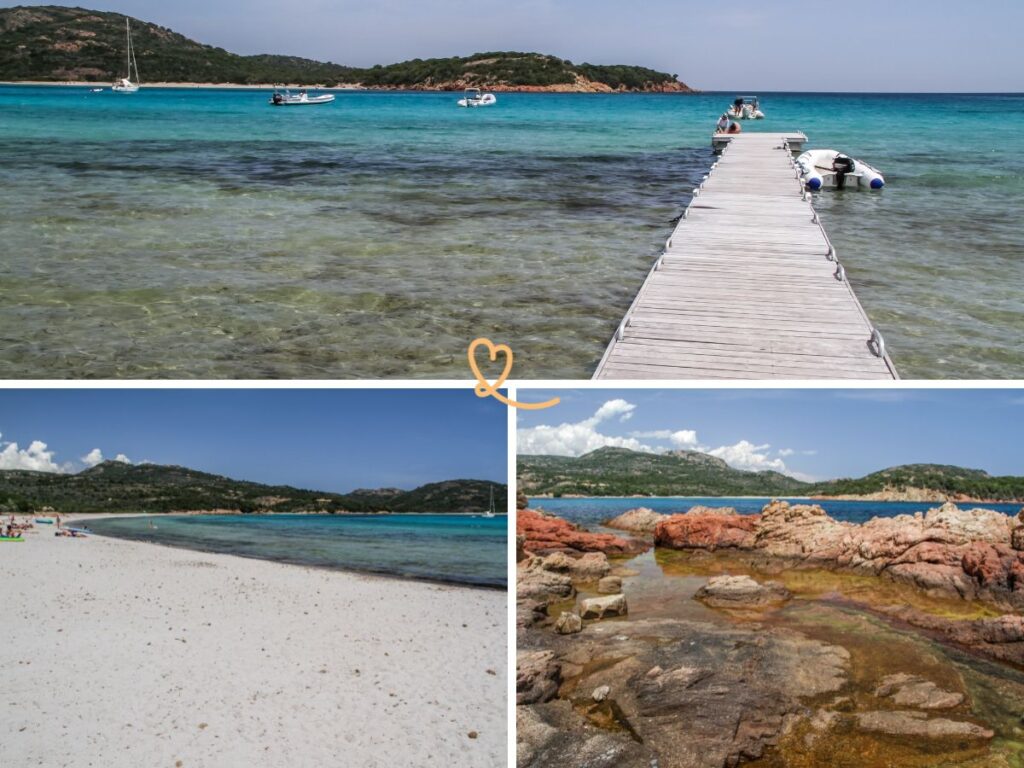 Strand von Rondinara Bucht Korsika
