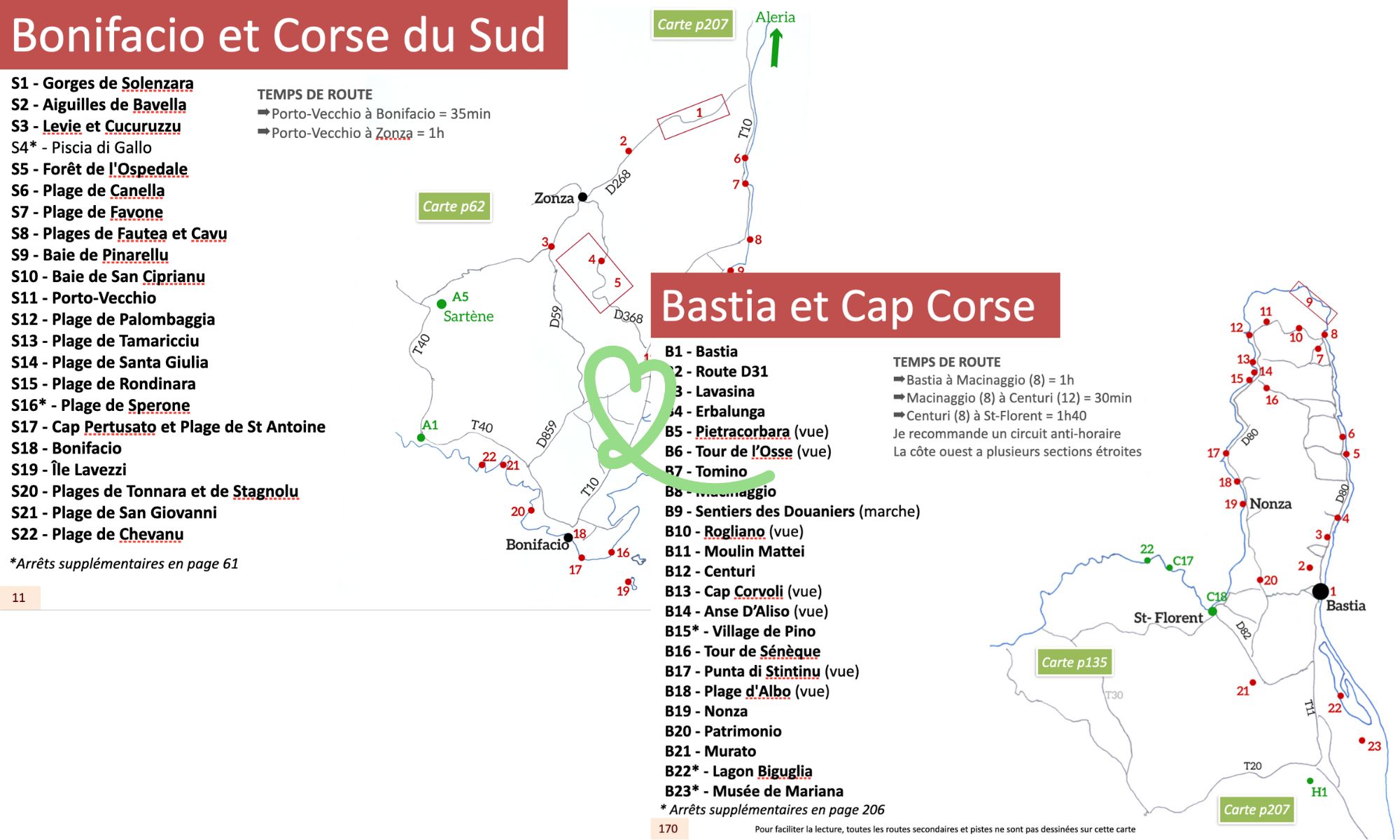 cartes Corsica Book