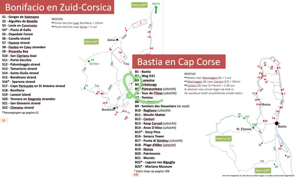 Corsica Boekkaarten
