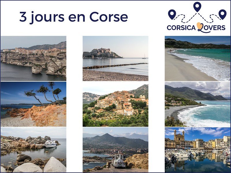 3 jours en Corse weekend ou aller itineraire