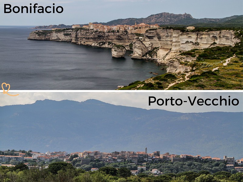 Bonifacio or Porto Vecchio or go south Corsica