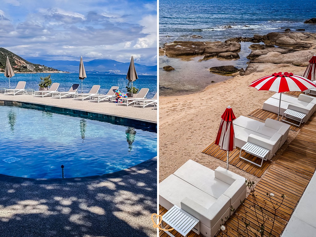 Meilleurs hotels Ajaccio bord mer vue plage