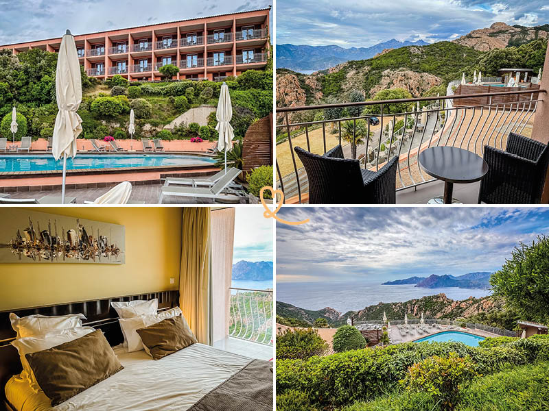 Lesen Sie unseren Bericht über das Hotel Capo Rosso in Piana, ein 4-Sterne-Hotel mit atemberaubender Aussicht auf die Calanques!