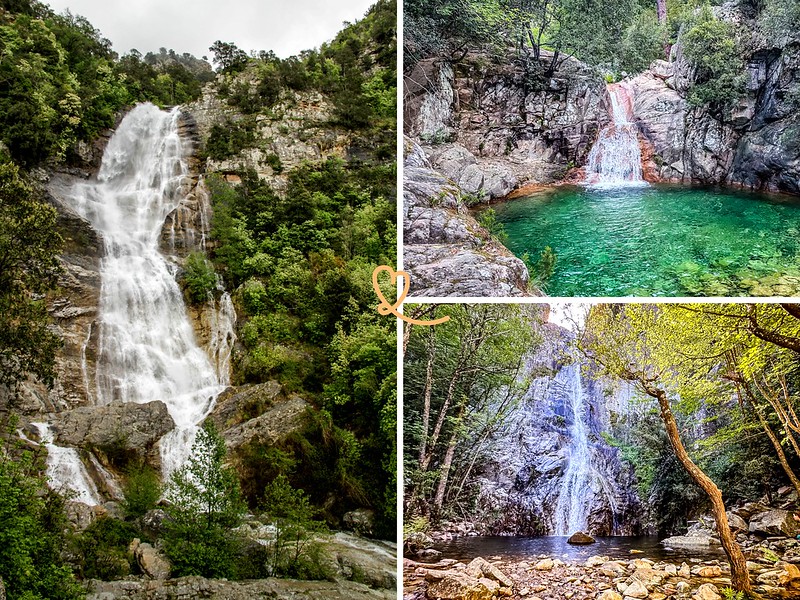schönsten Wasserfälle Korsikas