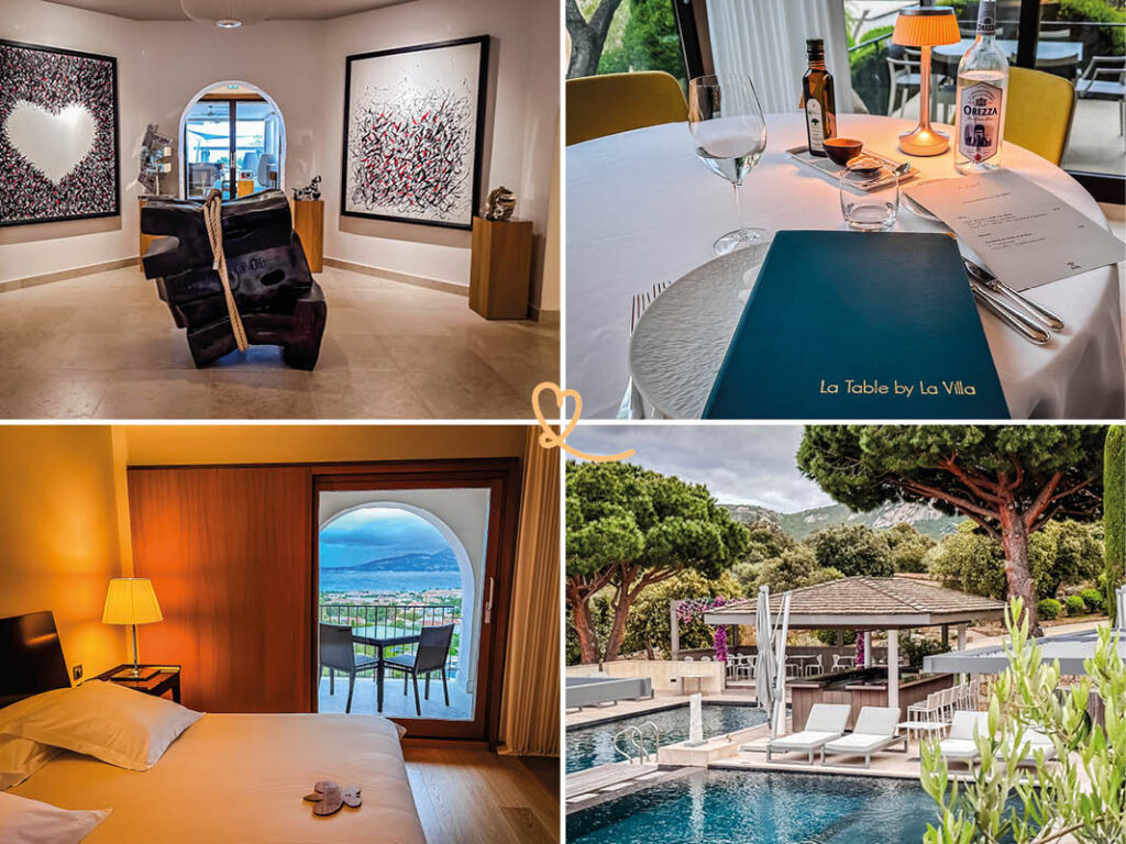 Ontdek onze recensie en vele foto's van Hôtel La Villa Calvi, comfortabel gelegen met uitzicht op de baai van Calvi en de citadel!