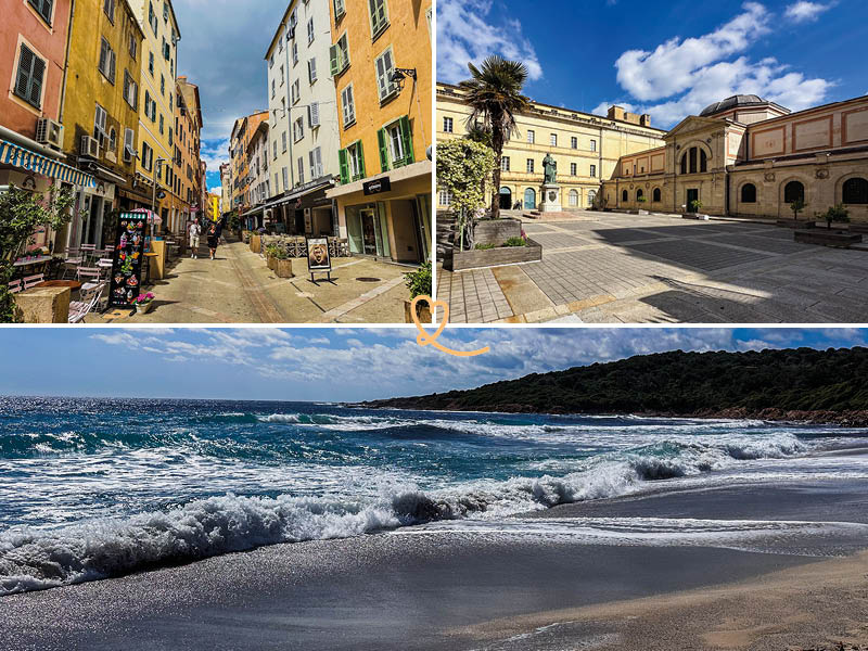 bezoek aan ajaccio route 1 dag