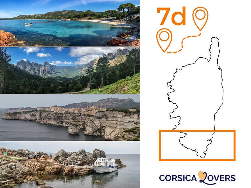 visit South Corsica a week itinerary 7 days
